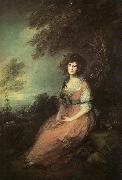 Thomas Gainsborough Mrs Richard Brinsley Sheridan Spain oil painting artist